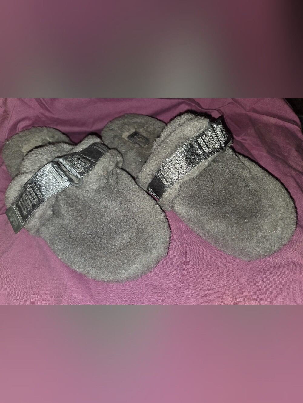 UGG Fuzzy Mens Slides